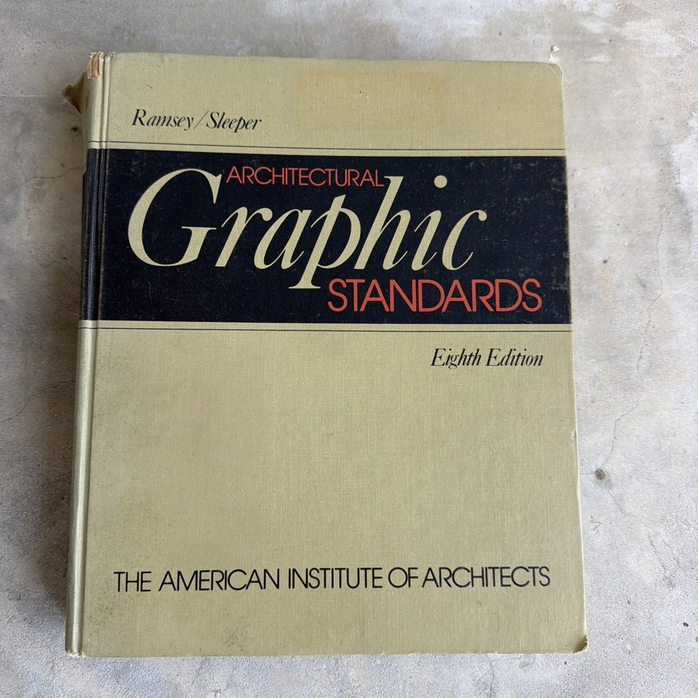 Architectural Graphic Standards 8th Ed. American Institute of Architects 1988